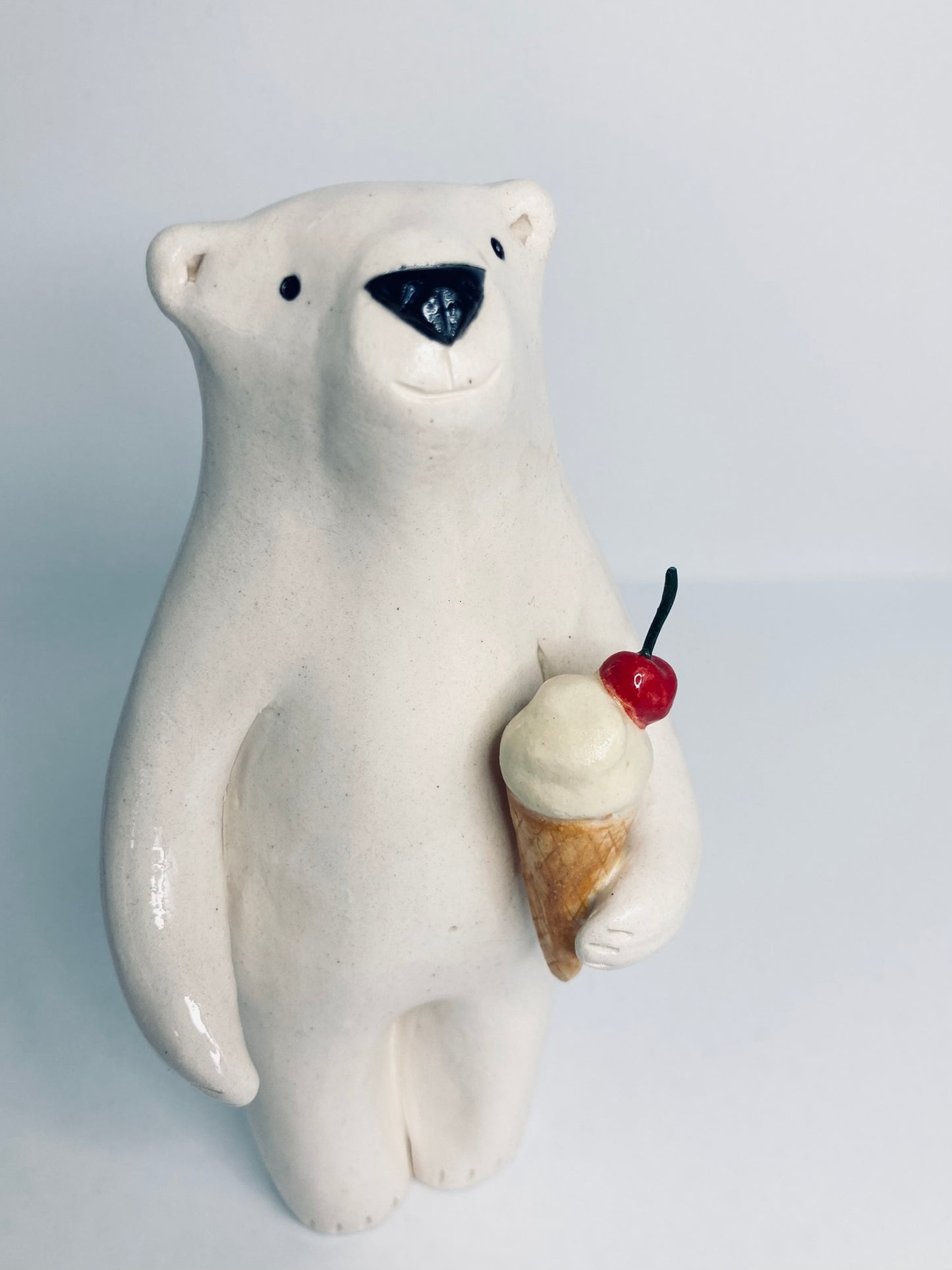 Polar Bear with Ice Cream
