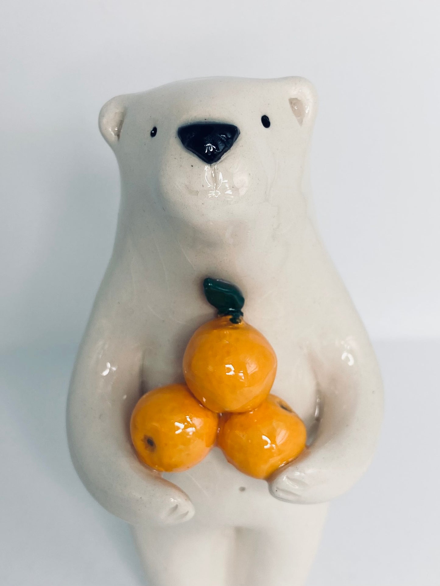 Polar Bear with Oranges