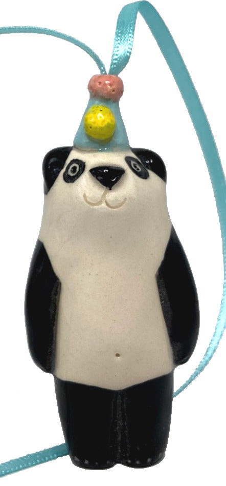 Party Panda on Ribbon