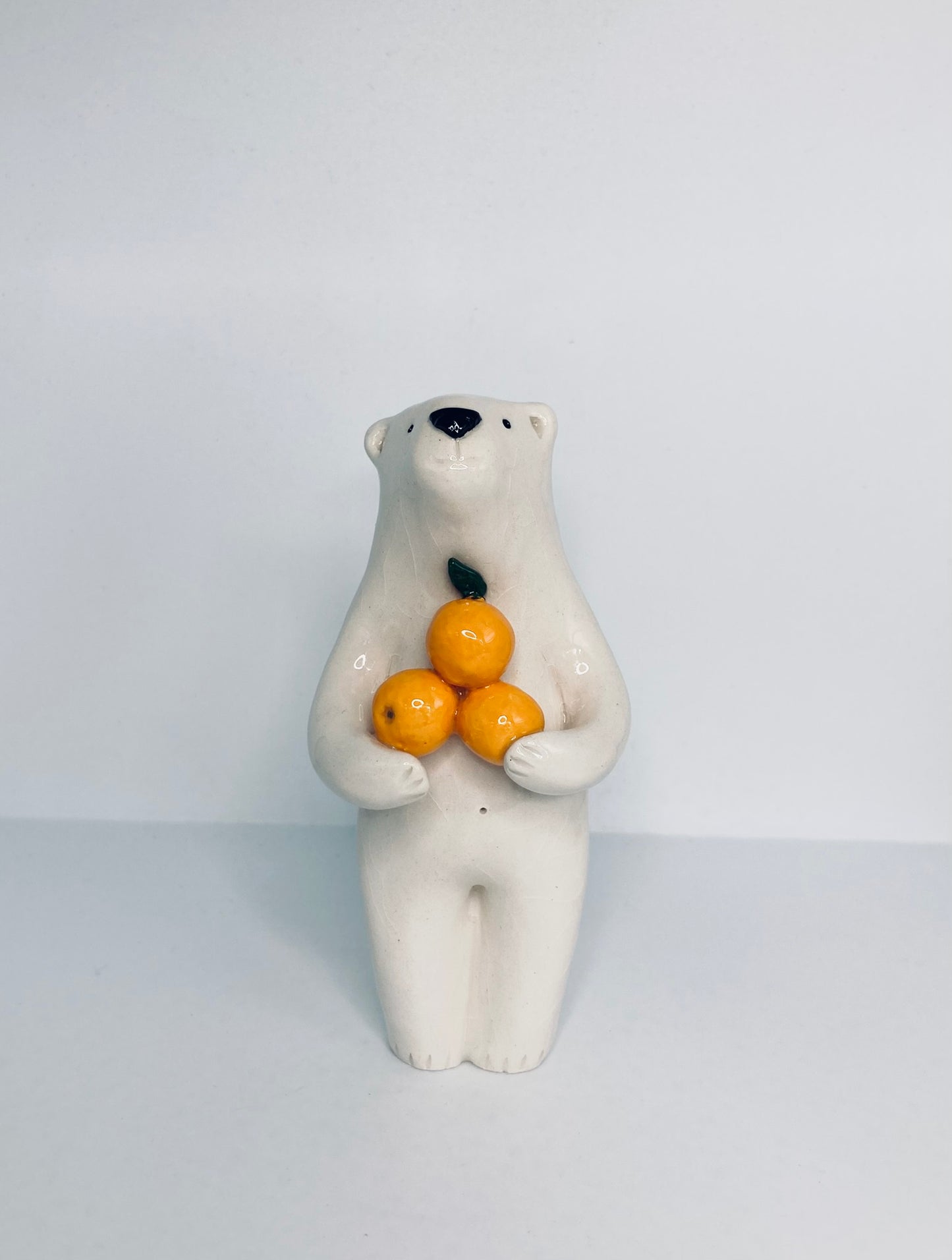 Polar Bear with Oranges