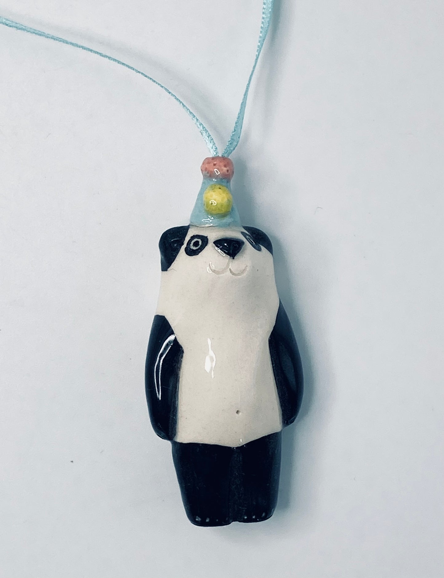 Party Panda on Ribbon