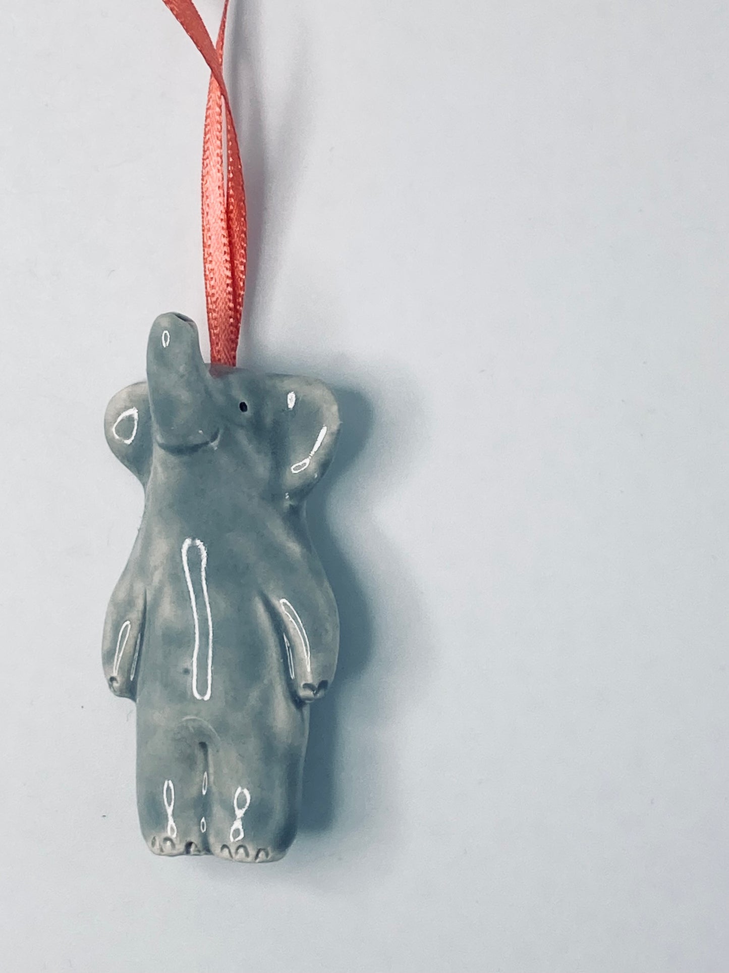 Elephant on ribbon