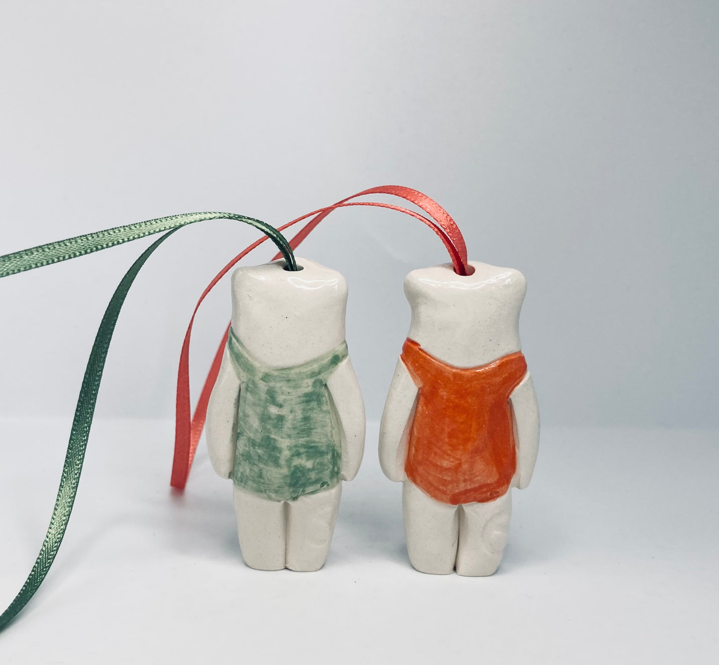 Polar Bear in Bathing Suit on Ribbon