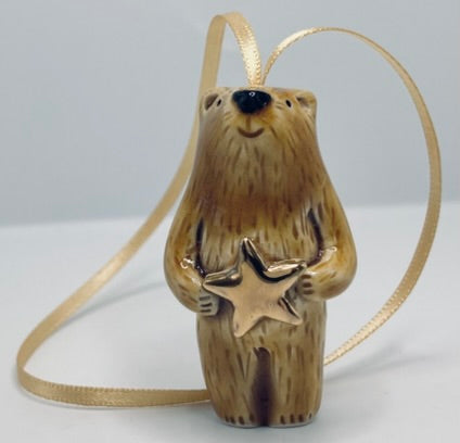 Brown Bear with Gold Star