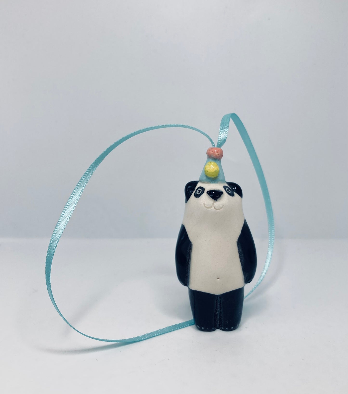Party Panda on Ribbon