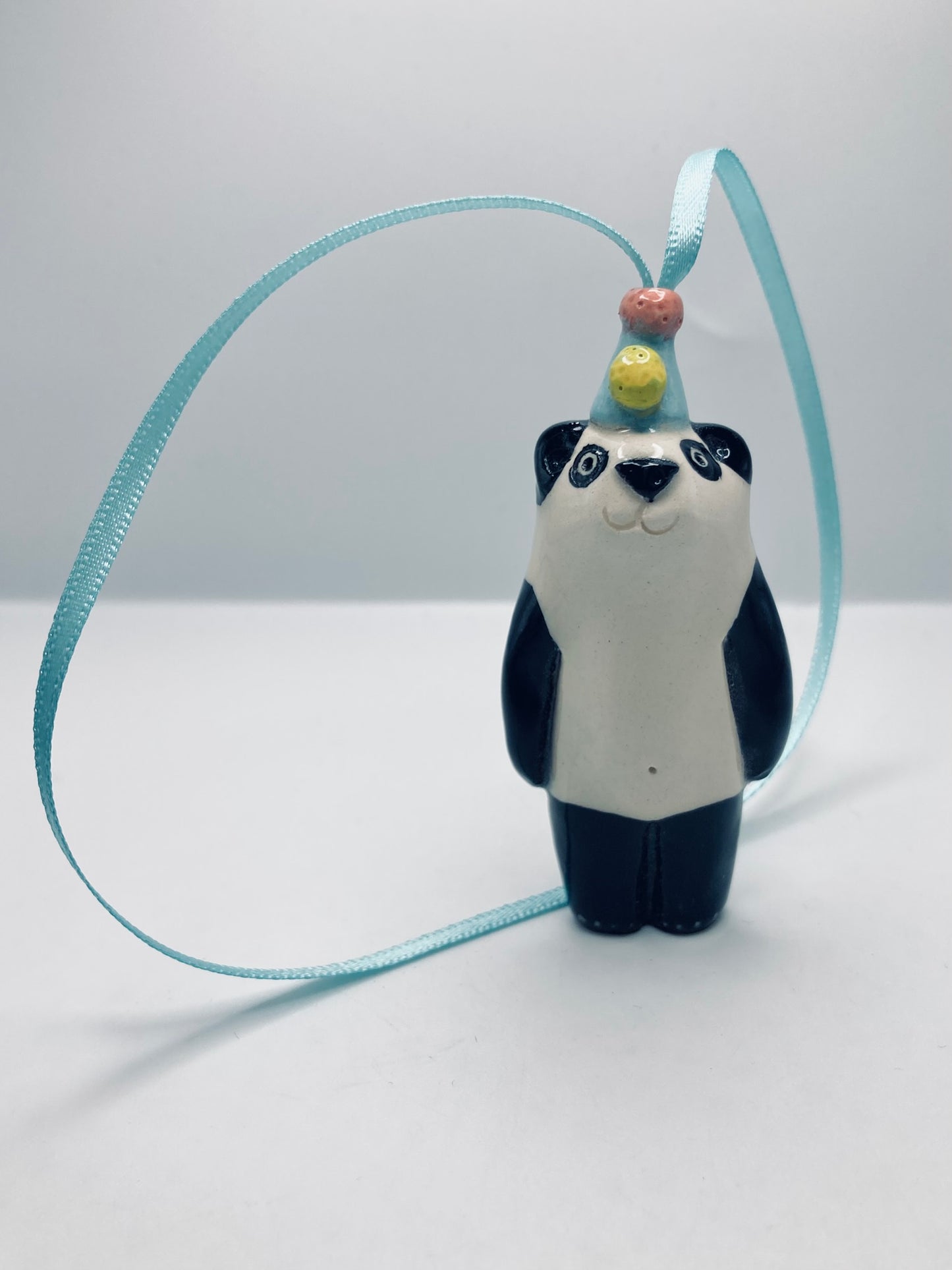 Party Panda on Ribbon