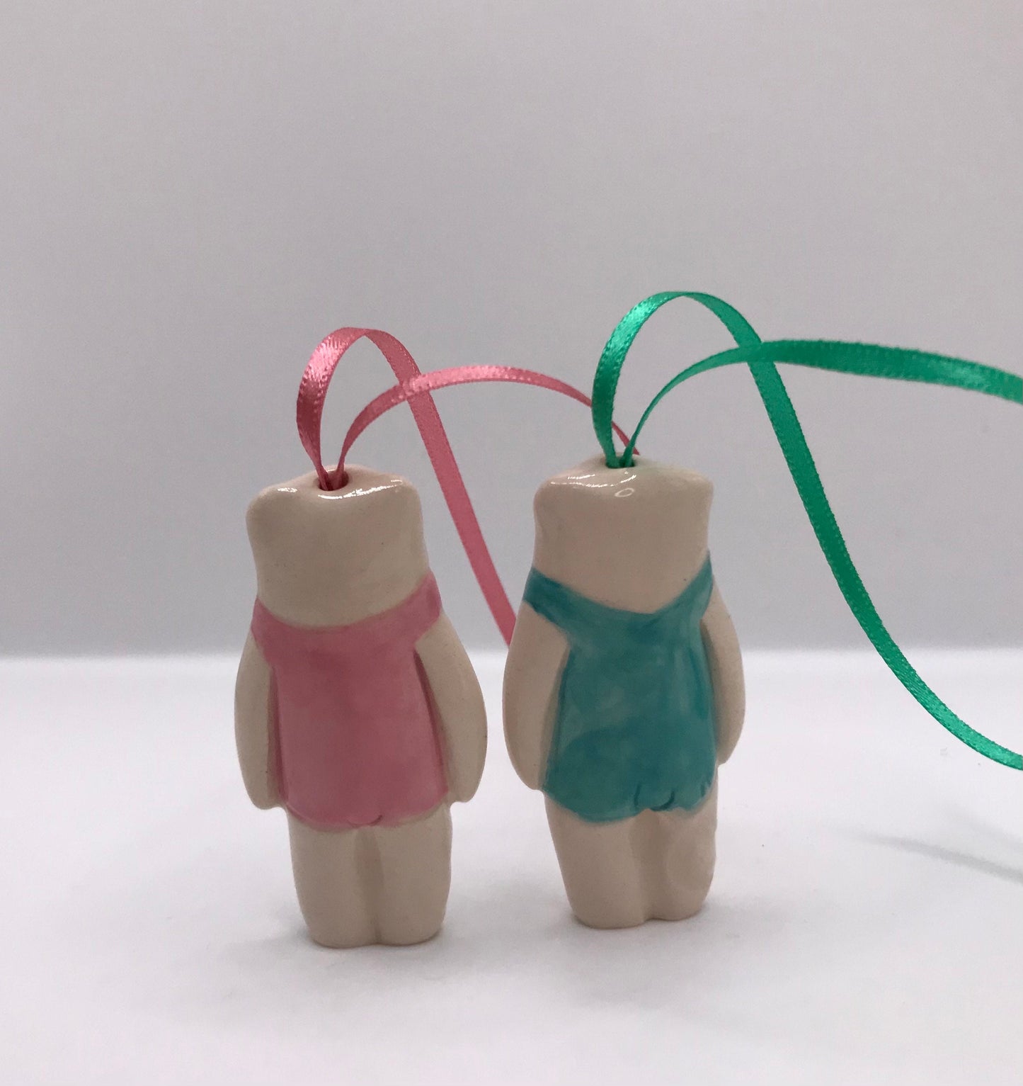 Polar Bear in Bathing Suit on Ribbon
